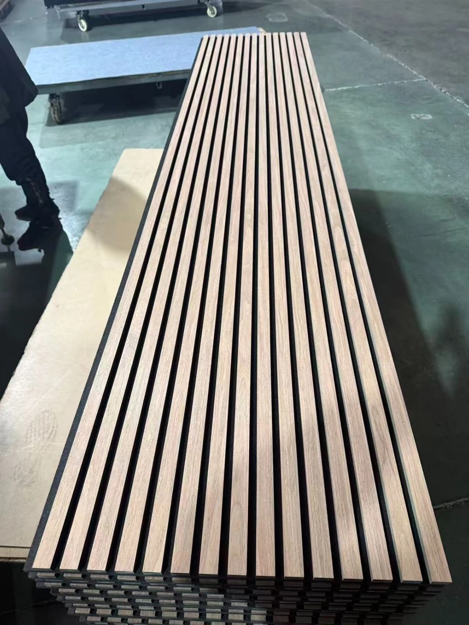 Wooden Slat Akupanel Acoustic Wall Panel factory